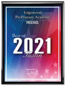 2021 Best of Tustin Award for Preschool